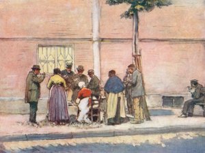 フレスコを離れる 作： Mortimer Ludington Menpes