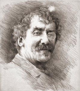 ジェームズ・マクニール・ホイッスラー、ポートレート。 作： Mortimer Ludington Menpes