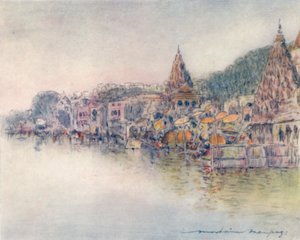 聖なる川のほとり、ベナレス、1905