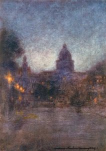 夜のパリ 作： Mortimer Ludington Menpes