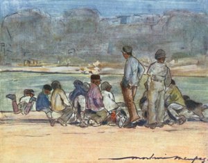 チュイルリーの池 作： Mortimer Ludington Menpes