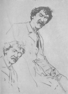 肖像画研究、c1880、1904 作： Mortimer Ludington Menpes