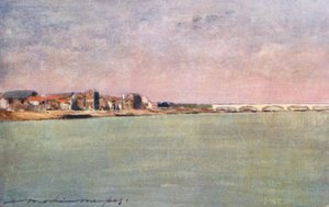 夕暮れのセーヌ川 作： Mortimer Ludington Menpes
