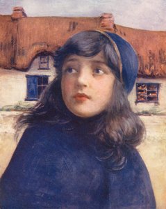 世界の子供たちアイリッシュ、モリー（カラーリトグラフ） 作： Mortimer Ludington Menpes
