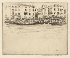 祭りの日 作： Mortimer Menpes