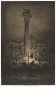 聖マルコのライオン 作： Mortimer Menpes