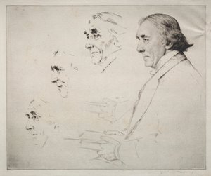 サー・ヘンリー・アーヴィング 作： Mortimer Menpes