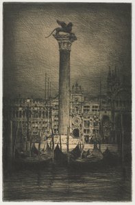 セントマークスピアッツァ、1910年。 作： Mortimer Menpes