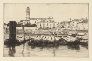 ブレンタの木材海岸 作： Mortimer Menpes