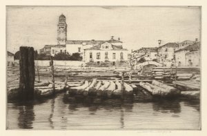 ブレンタの木材海岸 作： Mortimer Menpes