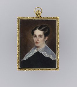 女性の肖像画 作： Moses B. Russell