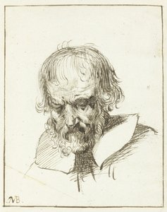 老人の頭 作： Moses Ter Borch
