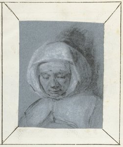 女性の頭の研究 作： Moses Ter Borch