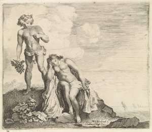 バッカスがナクソスでアリアドネを発見 作： Moyses van Wtenbrouck