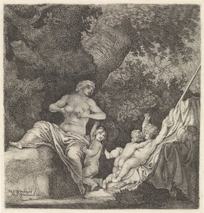 3 人の子供を持つ女性 作： Moyses van Wtenbrouck