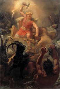 トールは巨人と戦う 作： Mårten Eskil Winge