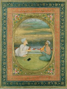 ムラーと音楽家、1640年から1650年 作： Mughal School