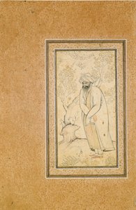 立っているダーヴィッシュ 作： Muhammad Muhsin