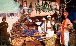 アフガニスタン農産物、c1924 作： Mullick