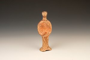 女性の図、紀元前1400年から1370年の紀元前テラコッタ