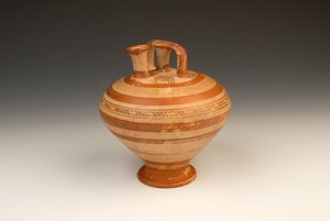 Pot Ewer、BC 1300-1200（テラコッタ） 作： Mycenaean