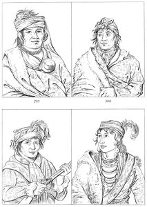 セミノール首長、フォートカウルトリー、サウスカロライナ、1837-1838 1841。 作： Myers and Co