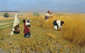 ウクライナでの収穫、1886年