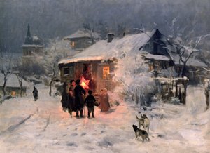 ウクライナのクリスマスキャロル 作： Mykola Kornylijowytsch Pymonenko