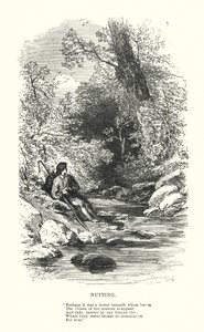 ウィリアム・ワーズワース：ナッティング（彫刻 作： Myles Birket (after) Foster
