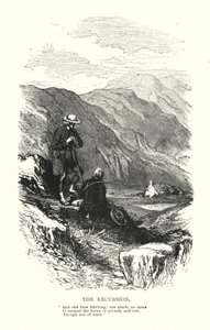 ウィリアム・ワーズワースエクスカージョン」（エングレービング 作： Myles Birket (after) Foster