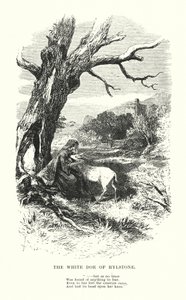 ウィリアム・ワーズワースライルストーンの白い雌鹿」（エングレーヴィング 作： Myles Birket (after) Foster