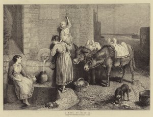 ヘイスティングスの井戸 作： Myles Birket Foster