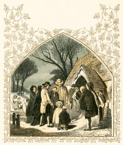 クリスマスの朝 作： Myles Birket Foster