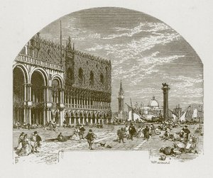 ヴェネツィアのユダヤ人、ゲルヌトゥス 作： Myles Birket Foster