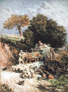 GOING TO MARKET 作： Myles Birket Foster