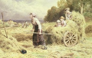 ヘイタイム 1860年頃 （紙に水彩、ボディカラー）