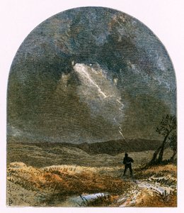 「ライトニングによる美しい若者のブラインド」のイラスト 作： Myles Birket Foster