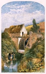 「人けのない村」のイラスト 作： Myles Birket Foster