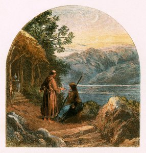 「隠者」のイラスト 作： Myles Birket Foster