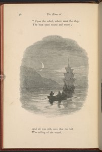 サミュエル・テイラー・コールリッジ著「The Rime of the Ancient Mariner」の46ページのイラスト 作： Myles Birket Foster
