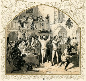 イノシシの頭をプレゼント 作： Myles Birket Foster