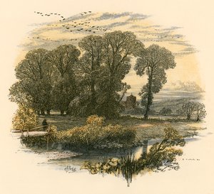 安息日の鐘 作： Myles Birket Foster