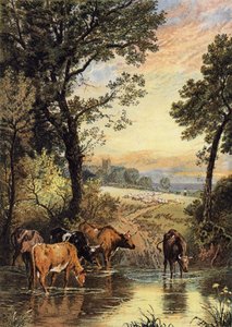夏の夜 作： Myles Birket Foster