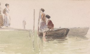 桟橋 作： Myles Birket Foster