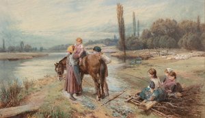 不明な画像 作： Myles Birket Foster