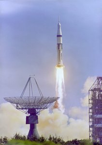 アポロ 7 号 - NASA、1968 年。 作： NASA Images