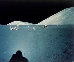 月面着陸地点、アポロ 17 号ミッション、1972 年 12 月。