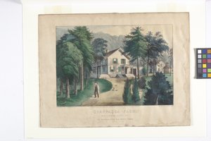 Chappaqua Farm, West Chester County, Nova York (litografia colorida à mão) 作： N. and Ives J.M. (1824 95) Currier