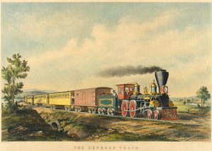 特急列車 作： Currier and Ives