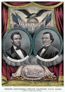 1864年の大国民連合旗（カラーリトグラフ